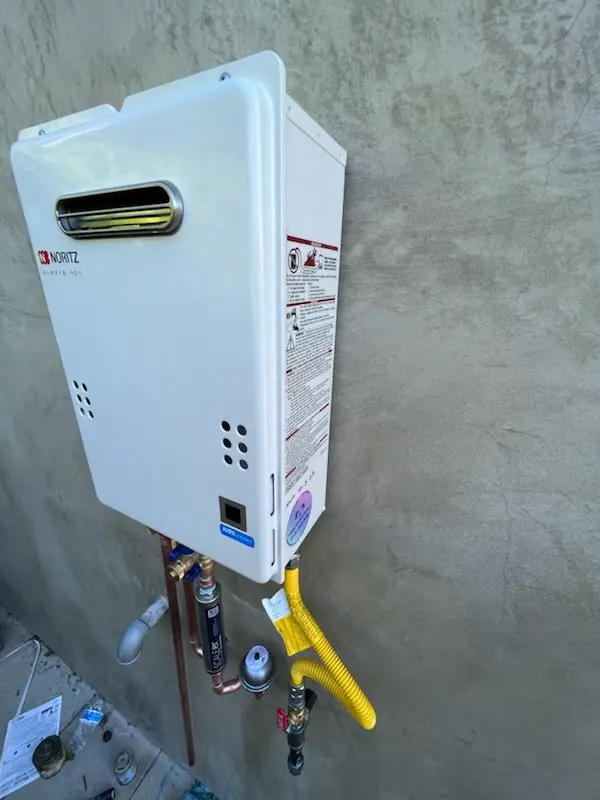 Tankless water heater installation for Sunset Lake homes